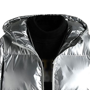 Vêtements sur mesure en gros, veste matelassée brillante, vêtements streetwear, manteaux d'hiver, vestes d'extérieur brillantes - Product Image 2