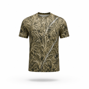 เสื้อยืดลายพรางดิจิตอลพิมพ์ลายขนาดใหญ่พิเศษ ผ้าฝ้าย 100% 200 GSM เสื้อยืดลายพรางสำหรับล่าสัตว์ เสื้อยืดผู้ชายไซส์ใหญ่พิเศษ - Product Image 3
