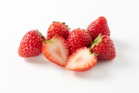 Briljante kwaliteit, hoog gewaardeerd, streng geselecteerd, zoet, Japanse aardbeien, vers fruit