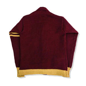 Men's V-neck <b>Cardigan</b> Full Sleeve Single Button Solid Color Wool Acrylic Winter Style Breathable <b>Thick</b> Anti-Pilling - Product Image 2