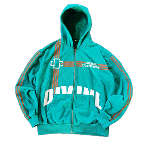 Sweat à capuche vintage avec fermeture éclair, logo personnalisé, qualité supérieure, vente en gros, effet délavé, grammage lourd 400 g/m², 100 % coton molletonné/french terry - Product Image 6