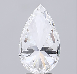 Diamante Cultivado en Laboratorio con Certificación IGI, Corte Pera Brillante de 2.62 CT, Color E, Claridad VVS1, CVD LG 735549576, ROYAL GEMS, para Joyería - Product Image 2