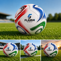 Ballon de football Flamia Sports 2026 USA-Canada-Mexique Taille 5 Standard Compétition en Cuir Vente en Gros