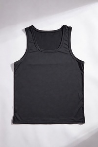 เสื้อกล้ามถักแบบสบายๆ สีพื้น น้ำหนักเบา สำหรับฤดูร้อน ออกกำลังกาย แห้งเร็ว ระบายอากาศได้ดี 100% สำหรับผู้ชายและผู้หญิง - Product Image 3
