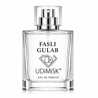 Fasli Gulab 500 ML Eau De Parfum en Spray, Ecológico, Sin Alcohol, Aroma Floral Amaderado de Larga Duración, Unisex, Alta Calidad, Uso Diario