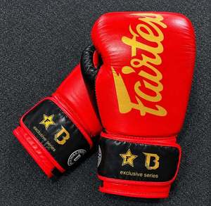 Nouveaux gants de boxe personnalisés pour le sparring, en cuir véritable, respirants, anti-humidité, unisexes, Fairtex MMA Kickboxing Muay Thai - Product Image 3