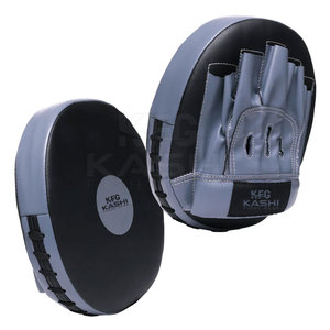 Mitaines de boxe en cuir durables, coussinets d'entraînement, conception absorbant les chocs, évacuation de l'humidité, antidérapants pour une précision et une réactivité accrues lors des coups de poing - Product Image 2