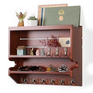 Aqdus Saleem - Gancho para Llaves Decorativo Rectangular Tradicional Pintado a Mano en Madera de Pino para Sala de Estar - Venta al por Mayor desde India - Product Image 2