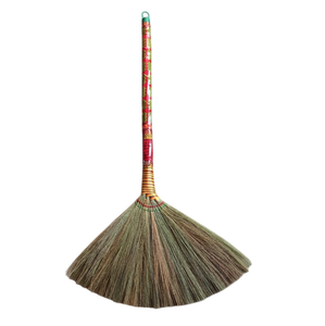 Balai à herbe du Vietnam avec manche en bois, design classique léger, poils doux pour le nettoyage des sols - Product Image 4