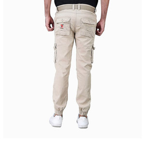 Pantalon cargo et pantalon classiques Solid Trader, style multi-poches, coupe confortable, tissu durable pour un usage quotidien - Product Image 2