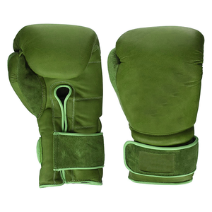 Gants de boxe en cuir PU de qualité supérieure, à lacets, unisexes, pour l'entraînement de boxe, les arts martiaux et le sparring. - Product Image 1