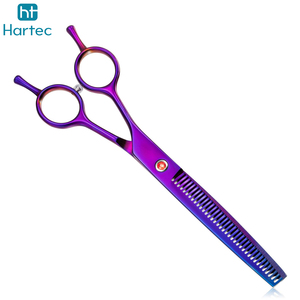 Ciseaux à effiler les cheveux de qualité supérieure Highland, nouvelle arrivée, 7,5 pouces, teinte violette, durables, pour une utilisation professionnelle de longue durée - Product Image 2