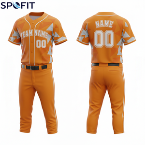 Ensemble d'uniformes de baseball sublimés sur mesure, fabricant en gros, respirant, séchage rapide, logo d'équipe personnalisé, nom et numéro du joueur - Product Image 4