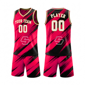 Ensemble de maillots de basket-ball personnalisés par sublimation, uniforme pour adultes pour l'entraînement et les matchs, uniforme de basket-ball de qualité supérieure, maillot 100% polyester - Product Image 3