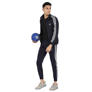 Mens Taiwan Sports Four-Way Stretch Skinny Solid Lightweight Spandex/<b>Polyester</b> <b>Tracksuit</b> Comfortable Premium Velour Active Wear - Product Image 1