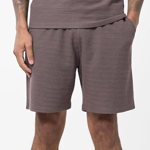 Shorts pour hommes à séchage rapide de cinq pouces pour l'été, vêtements pour hommes avec broderie du logo de la marque en grande taille pour la plage - Product Image 6
