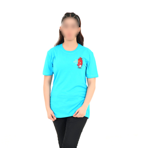เสื้อยืดผู้หญิงสีทึบสไตล์มินิมอลเสื้อยืดผู้หญิงสีทึบสีตัดกันออกแบบใหม่ล่าสุดสีตัดกันตามสั่งเสื้อยืดสไตล์ไม่เหมือนใคร - Product Image 1
