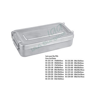 ถาดใส่เครื่องมือสแตนเลสแบบแมนนวลพร้อมฝาปิด ใช้ได้หลากหลายวัตถุประสงค์สำหรับการฆ่าเชื้อและการจัดเก็บเครื่องมืออย่างปลอดภัย - Product Image 2