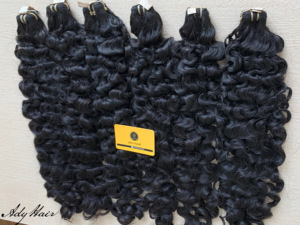 Extensions de Cheveux Naturels Vierges du Vietnam, Crépus, Frisés, Frisés, Frisés, Jerry, Génie, Trame, Offre Spéciale - Product Image 4