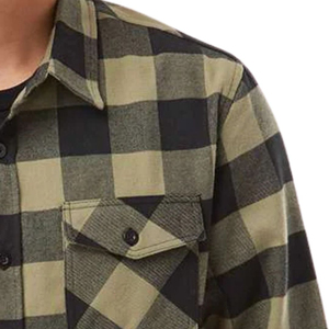 <b>Men's</b> Plaid Flannel <b>Shirt</b> Long Sleeve Button Front Casual Soft 100% Cotton Satin <b>Lumberjack</b> Style Warm Anti-Wrinkle Quick Dry - Product Image 5