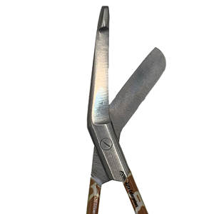 Juego de tijeras médicas de forja de vendaje con patrón de enfermería, tijeras de enfermería con estampado marrón, tijeras de vendaje, instrumentos médicos de arteria - Product Image 3