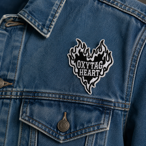 Parche Bordado Oxytag con Diseño de Llama de Corazón, Termoadhesivo, de Tela de Fieltro No Tejida, Decoración Personalizada al por Mayor, Los Mejores Parches con Estilo de Bordado - Product Image 5