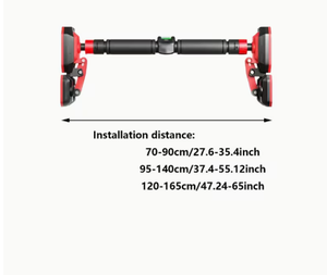 Adjustable Wall Mounted <b>Pull</b> <b>Up</b> <b>Bar</b> Multi Grip Chin <b>Up</b> <b>Bar</b> With Leveling Device Anti Slip Home Gym Exercise Equipment - Product Image 2