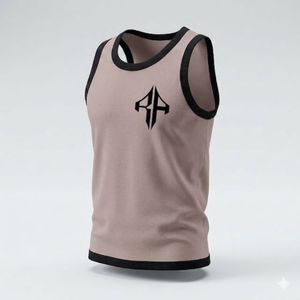 Débardeur pour homme en coton 100% imprimé avec un design personnalisé, de qualité supérieure, par RIVIAN ATLANTIC - Product Image 5