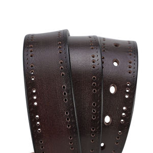 Leather Belts Men Customizable Vintage Style Alloy customized Buckle Waterproof Breathable Eco-Friendly - Product Image 2