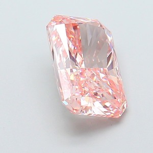 Diamant rose vif fantaisie de 3,07 carats, taille radiant, VS1, excellente qualité de polissage, pierre précieuse cultivée en laboratoire, pour bague de fiançailles ou de mariage - Product Image 4