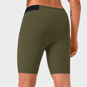 Custom <b>Mens</b> <b>Compression</b> <b>Shorts</b> Knitted Polyester Cotton Cargo Pocket Active Gym Cycling Running Tight <b>Shorts</b> OEM Service <b>Mens</b> - Product Image 5