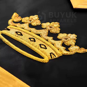 Delantales Masónicos Bordados, Regalia de Primera Calidad, Tela con Detalles en Hilo Dorado, Cinturón Ajustable, Pin de Seguridad, Lavable, Ceremonial - Product Image 5