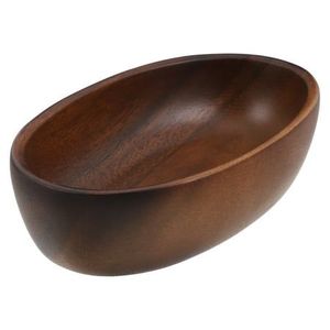 Bol à manger en bois artisanal lavable pour les repas quotidiens - Product Image 2