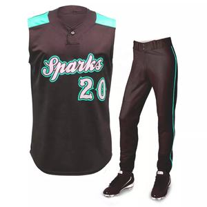 Personalizado Haga su propio logotipo Los mejores uniformes de béisbol universitarios Clubes juveniles 2025 Conjuntos de uniformes de béisbol Pantalones de Softbol - Product Image 4