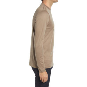 Camisetas de Manga Larga para Hombre, Nuevas para Invierno, 100% Algodón, Estilo Urbano, Cuello Redondo, Corte Regular, para Gimnasio y Entrenamiento, Ecológicas, de Secado Rápido - Product Image 4