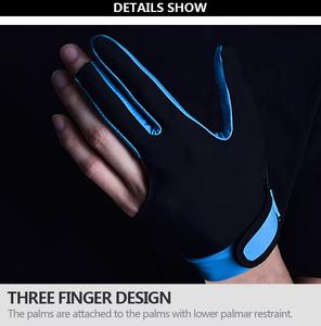 Guantes de Billar de Poliéster Transpirables y Cómodos de Alta Calidad 2026 para Snooker, Gimnasio, Uso Casual al Aire Libre - Product Image 4