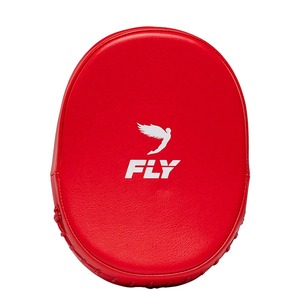Oem Custom Made Fly Red Color <b>Focus</b> Mitts High Quality Made By Genuine Cowhide Leather Kick Boxing Training <b>Focus</b> <b>Pad</b> For Adults - Product Image 3