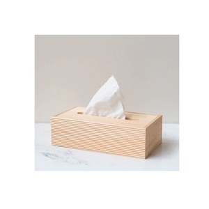 Portapañuelos de Madera, Diseño Moderno, Acabado Natural, Ecológico - Product Image 3