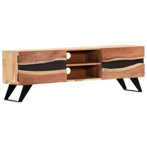 Supporto TV in legno massello 55.1 Acacia "x 11.8" x 17.7" - Product Image 1