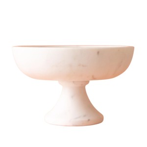 Bol en marbre blanc vintage, centre de table en pierre naturelle pour table basse, bol décoratif, accessoires de décoration intérieure en solde - Product Image 1