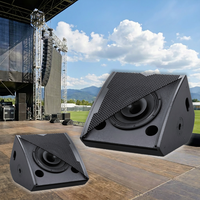 Haut-parleur de monitoring mono en bois LS3 coaxial 12 pouces/15 pouces actif/passif avec puissance de 400W/350W et connectivité XLR/Speakon