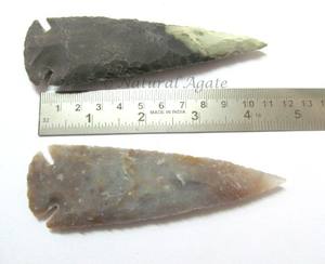 Mayorista y Proveedor de Puntas de Flecha Indias de Piedra Semipreciosa de 8 Pulgadas, Compre Puntas de Flecha de Ágata Natural - Product Image 4