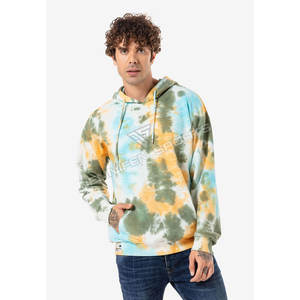 Fabricante de Ropa Urbana Americana de Invierno de Alta Calidad, 420 GSM, Algodón Grueso, Estilo Oversize, Teñido con Técnica Tie-Dye, Logotipo Personalizado, Transpirable - Product Image 4