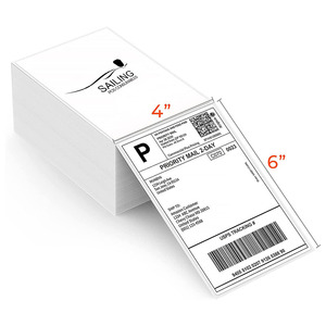 Etiquetas adhesivas de papel impermeables, etiquetas térmicas de envío directo 4x6 - Product Image 3