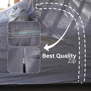 Funda para Auto Impermeable Premium Roadpower con Cierre y Bolsillo para Espejo, Garantiza Protección en Todo Tipo de Clima para su Vehículo - Product Image 6