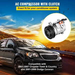 Compresor de Aire Acondicionado Universal CO 29001C 5005440AA 4710522 0610043 para Grand Caravan Town Country A/C 4th Compressor - Product Image 2