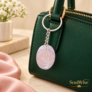 Pendentif porte-clés ovale en pierre précieuse rose naturelle, sculpté, gravé et imprimé, cadeau d'affaires - Product Image 3