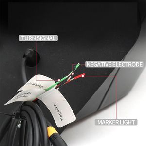 Specchietti retrovisori cromati con indicatore di direzione per Volvo VNL 2000-2015 Coppia lato sinistro/conducente e lato destro/passeggero - Product Image 4