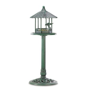 Mangeoire à oiseaux vintage en fonte pour l'extérieur, résistante à la rouille et à l'eau, capacité de 3,4 L, décoration de jardin, de maison et de patio - Product Image 4
