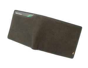 [Top Ranking] Castello <b>Men's</b> Genuine Cowhide Soft Leather RFID <b>Slim</b> Bi-fold Open Short Polyester Lining Multi-Function <b>Wallet</b> - Product Image 5